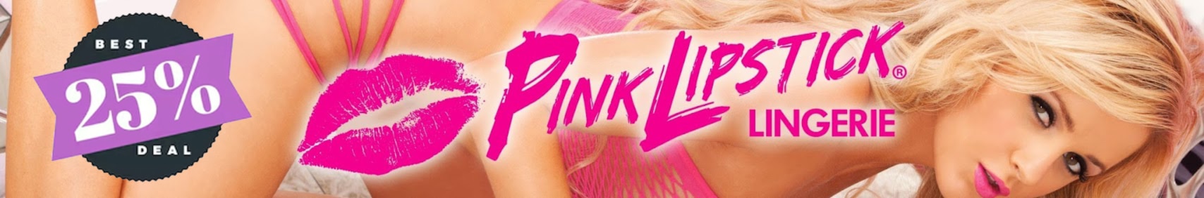 Pink Lipstick lingeri