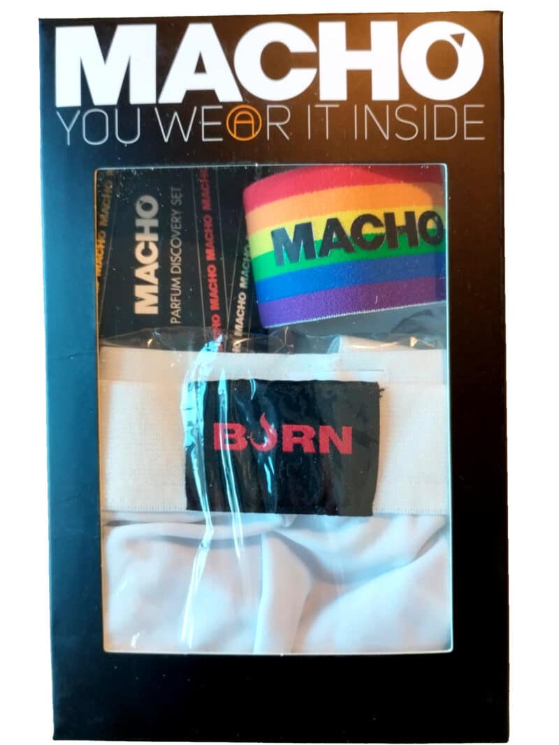 BURN - 007 JOCK LYCRA WHITE M - Image 2