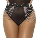 Leather Chainbelt One Size