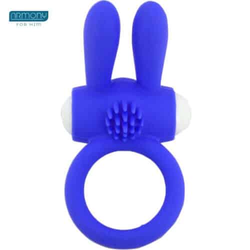 Armony Mr. Bunny Vibrator Ring Blå