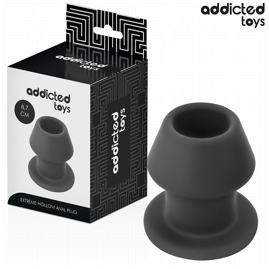 HOLLOW ANAL PLUG SILICONE 8,7 CM
