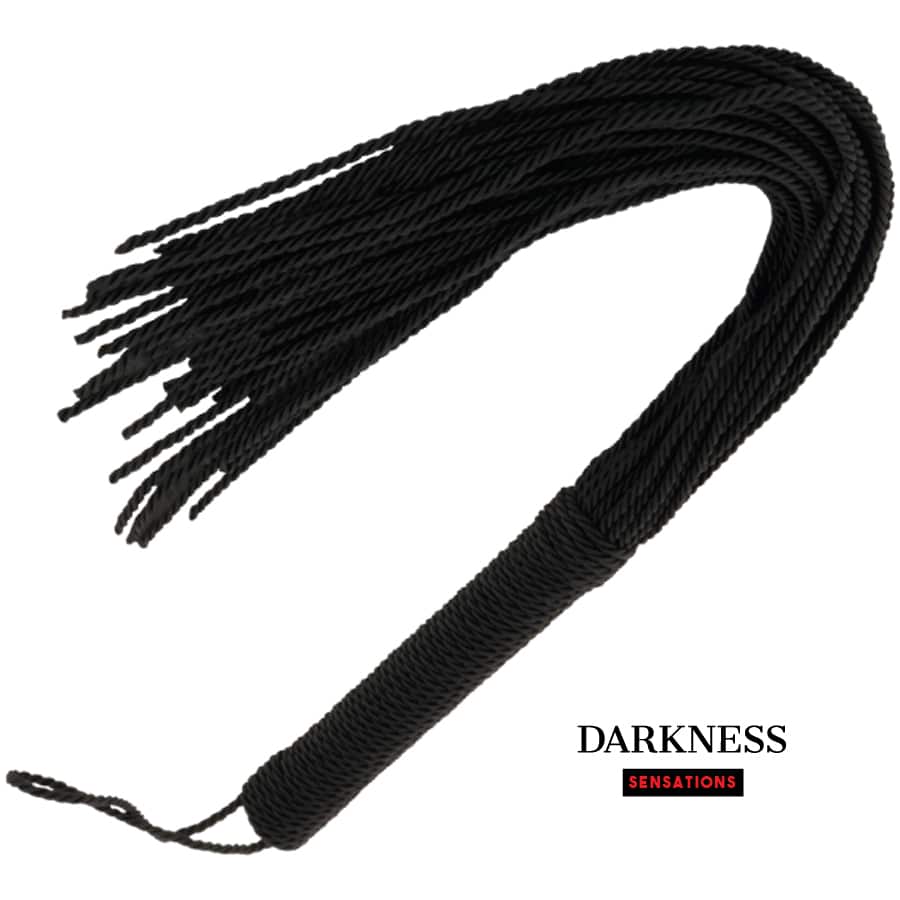 DARKNESS - BLACK BONDAGE WHIP 50CM