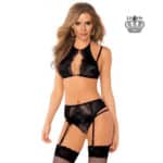 QUEEN LINGERIE Sæt med tre dele M/L