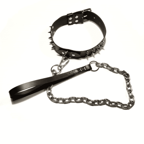 Håndlavet Læder Halsbånd kæde og greb