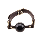 Nubuck Læder Solid Ball Gag
