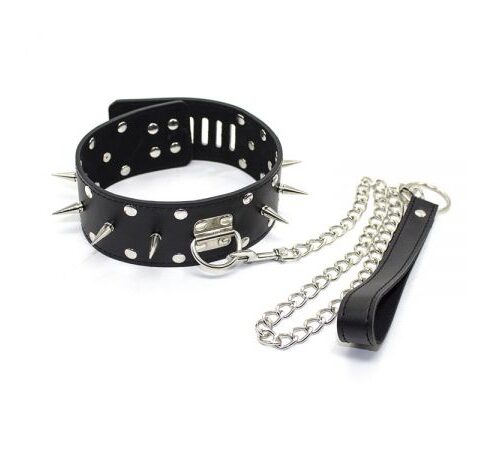 Leather Collar Spiked