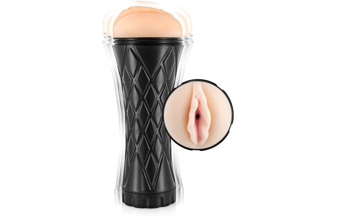 Real Cup Vibrating Masturbator Vagina
