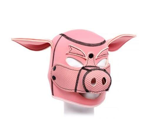 Neoprene Pink Pig Hood
