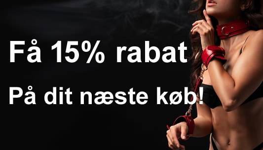 Få 15% rabat på dit næste køb
